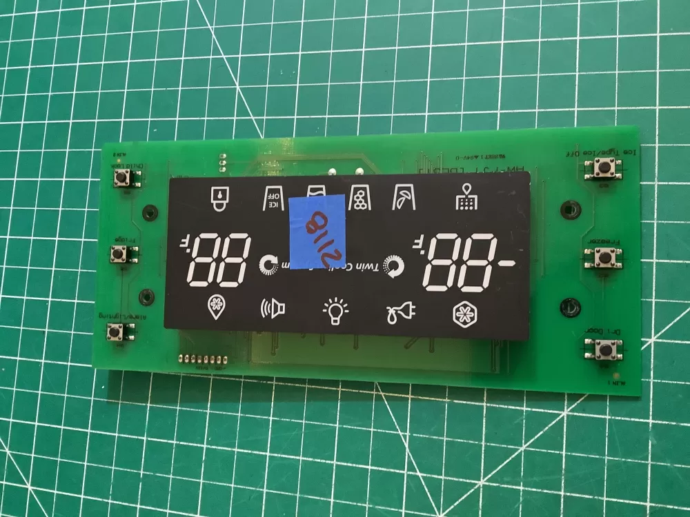 Samsung DA41-00463E Refrigerator Dispenser Display Control Pn: AZ152462 | NR2118