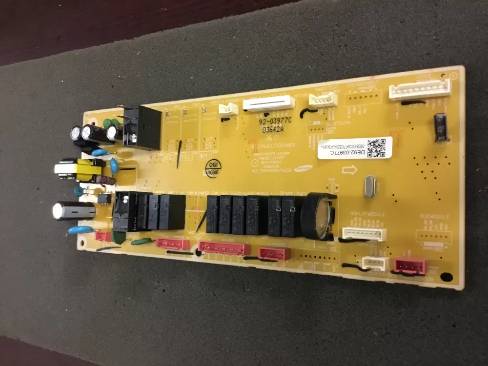 Samsung DE92-03977C Microwave Control Board Panel