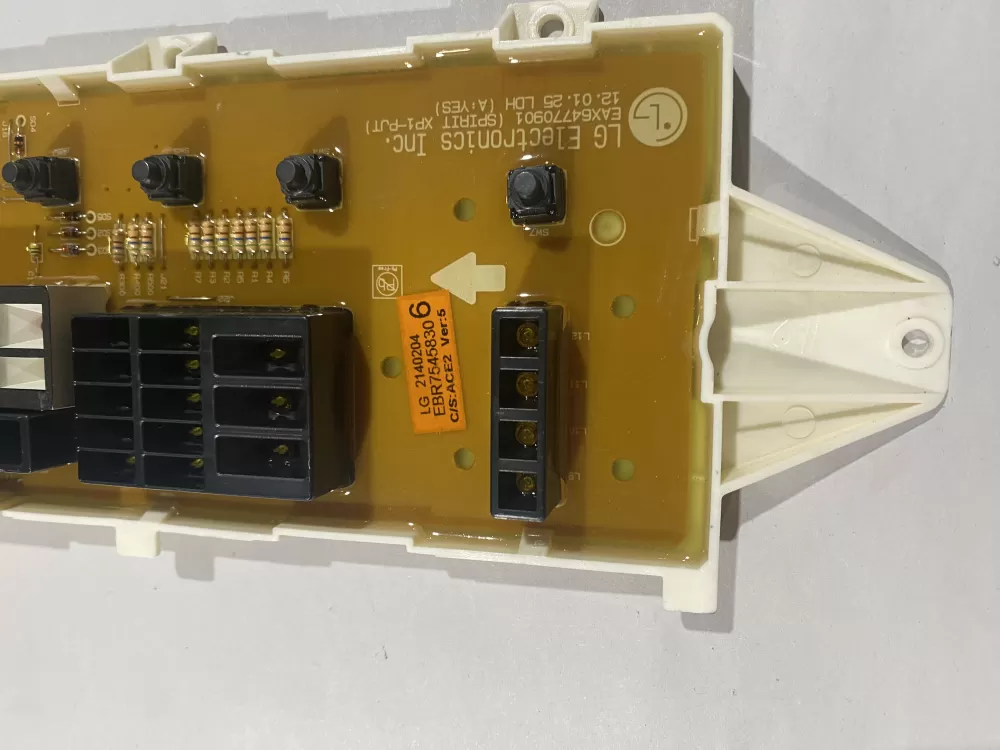 LG EBR75458306 EBR7545836 Washer Control Board AZ185085 | BK1062