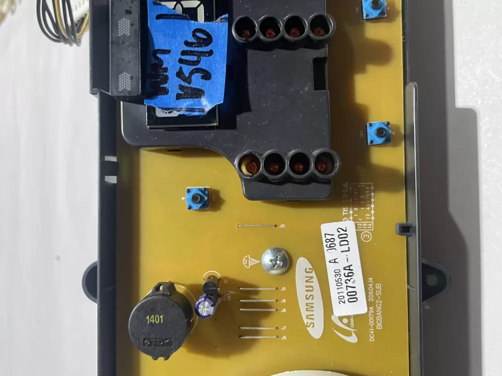 Samsung DC92-00736A Washer Control Board AZ145112 | Wmv546