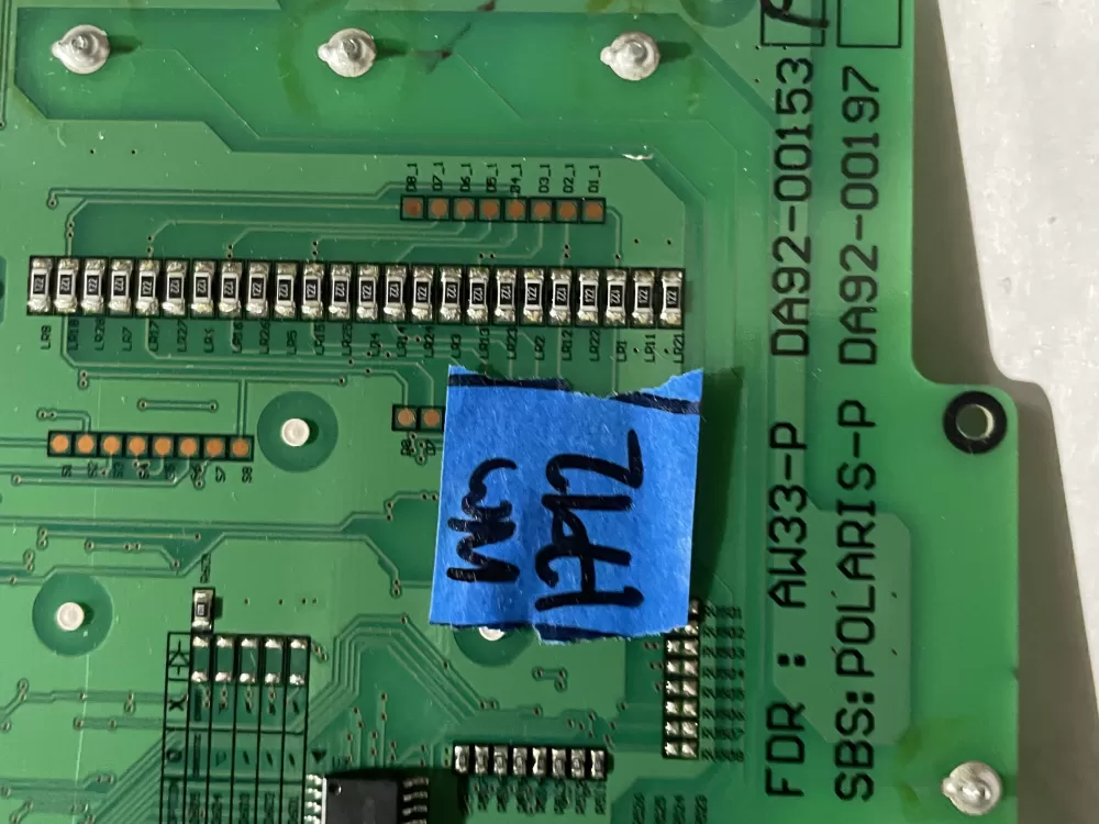 Samsung DA92 00153A Refrigerator Control Board AZ200663 | Wm1792