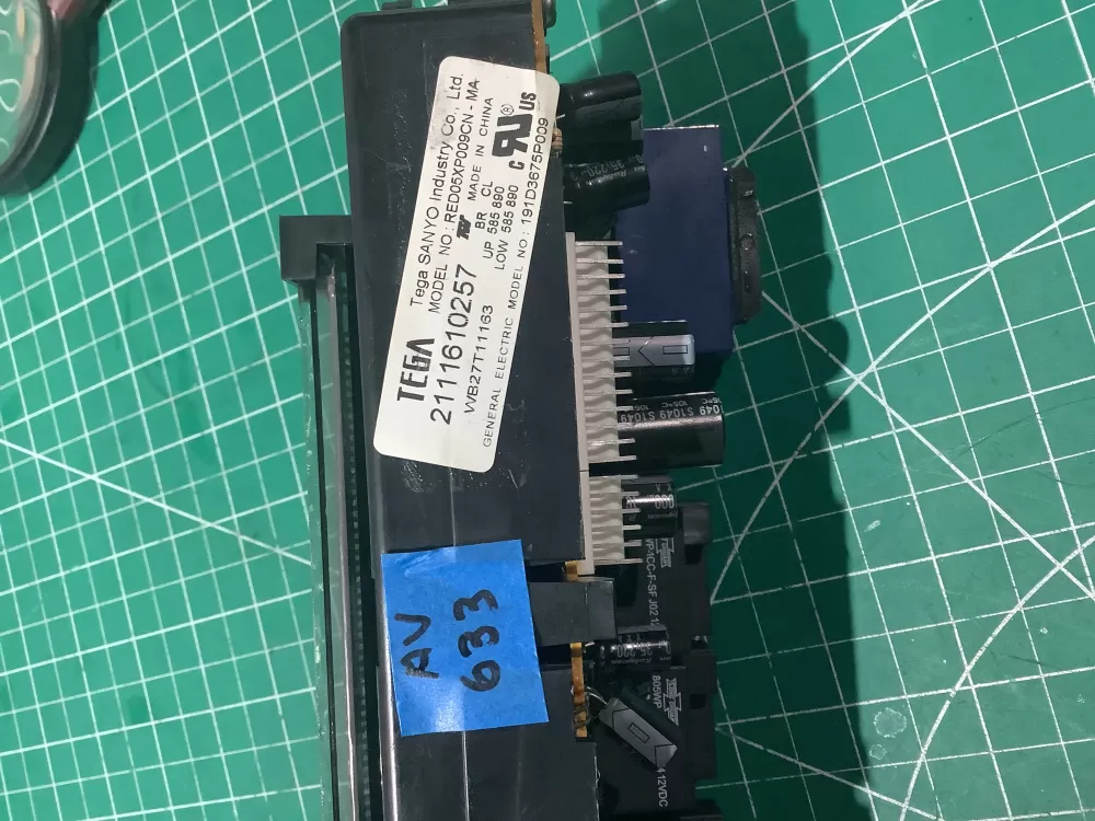 GE 191D3675P009 Range UI Control Board AZ187916 | AV633
