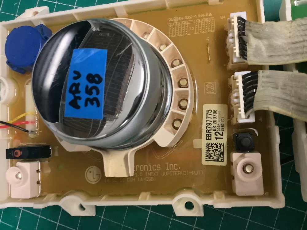 LG EBR79777512 AP6235918 Dryer UI Control Board AZ206582 | ARV358