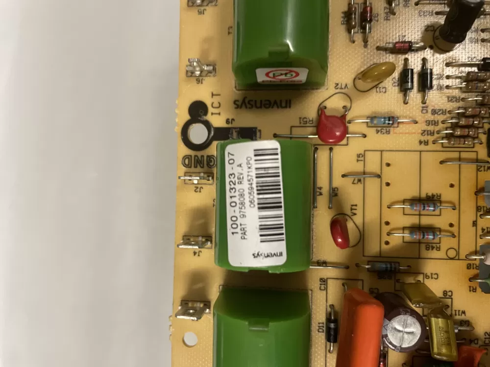 Whirlpool Amana 100 01323 07 9758080 Range Control Board AZ224749 | Wm2538