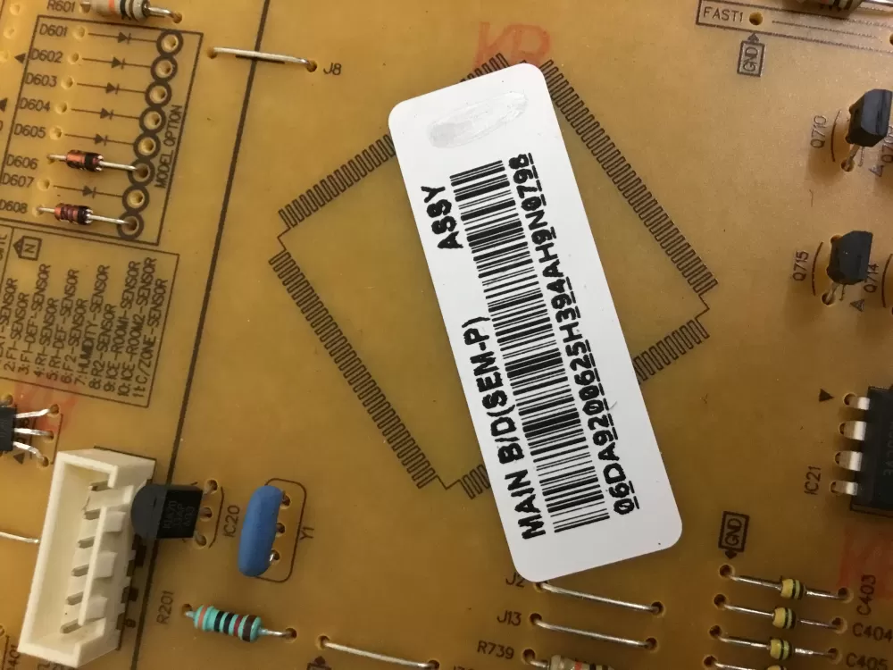 Samsung DA92 00625H Refrigerator Control Board AZ34709 | NR288