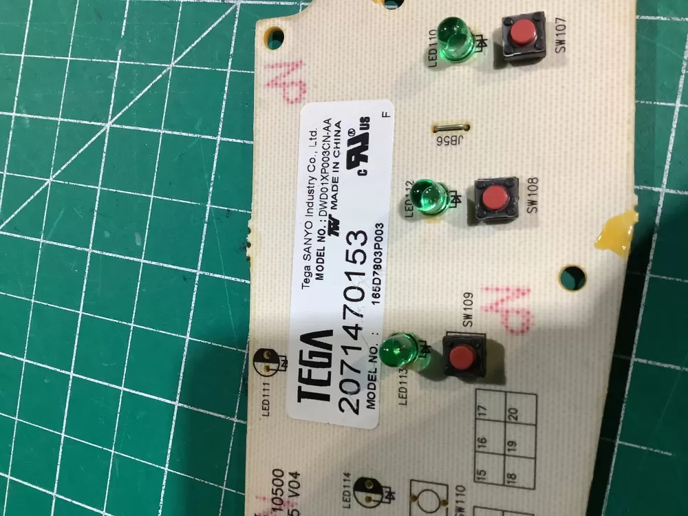 GE 165D7803P001 WD21X10378 Dishwasher Control Board AZ151520 | NR1741