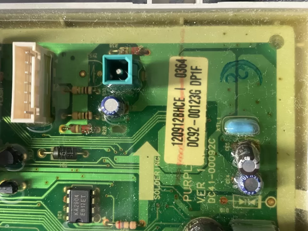 Samsung DC92-00123G Dryer Main Control Board PCB AZ23823 | WM1167