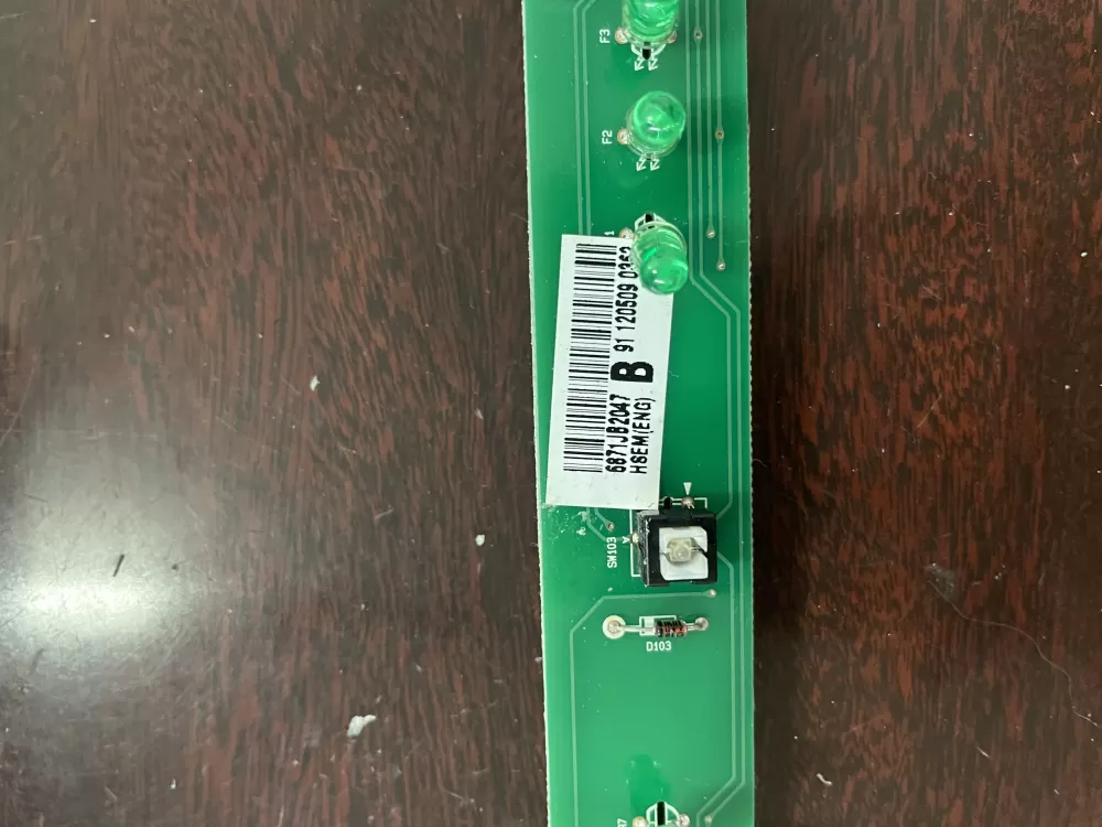 LG 6871JB2047B Refrigerator Control Board Display AZ36232 | KM383