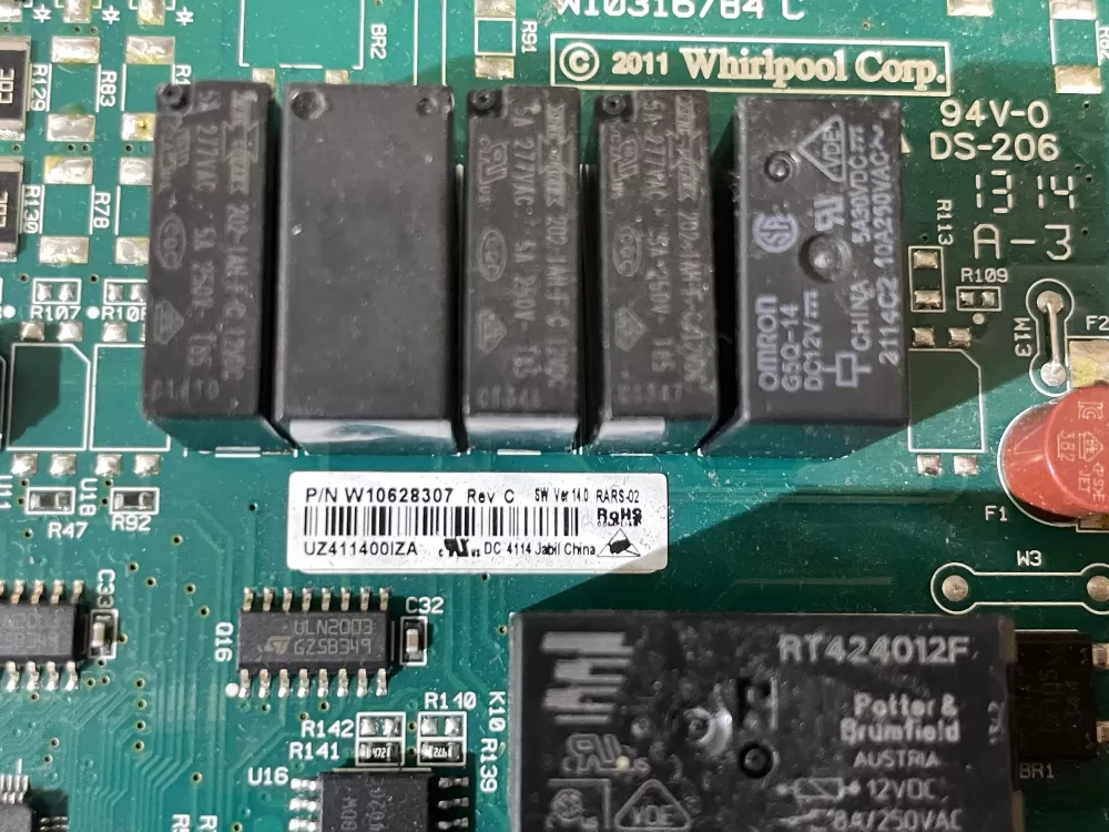 Whirlpool Maytag W10628307 Refrigerator Control Board AZ95299 | Wm1921