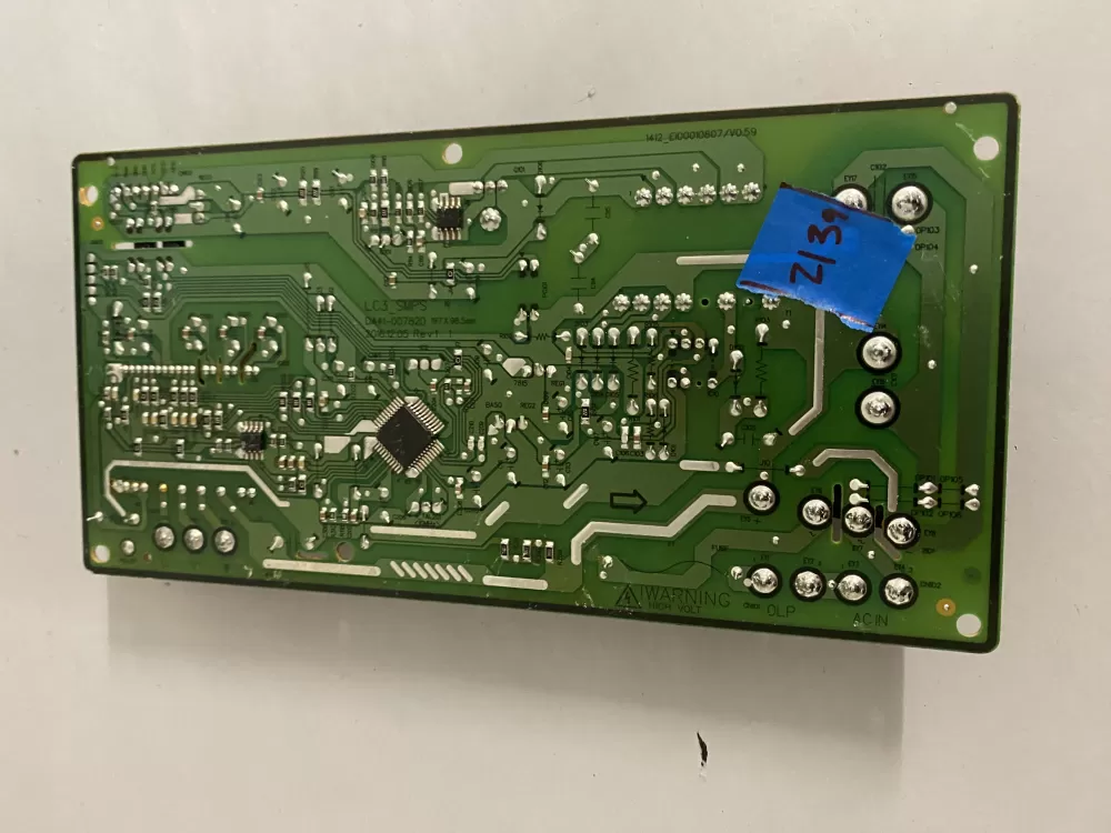 Samsung DA92 00768L Refrigerator Control Board Inverter AZ204598 | BK2139