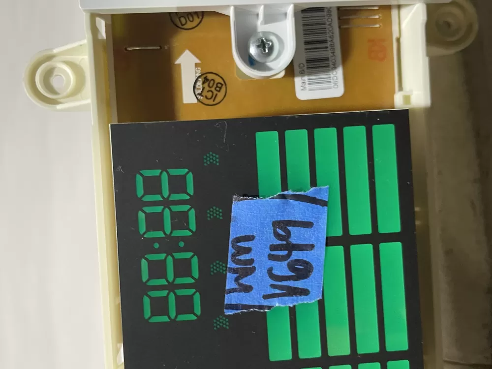 Samsung DC92-01309E DC94-03498A Dryer Control Board AZ133233 | Wmv649