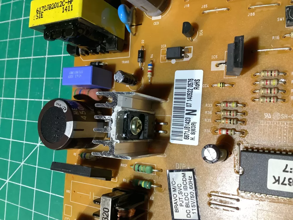 LG Kenmore 6871JB1423B AP4439541 Refrigerator Control Board AZ133522 | NR531