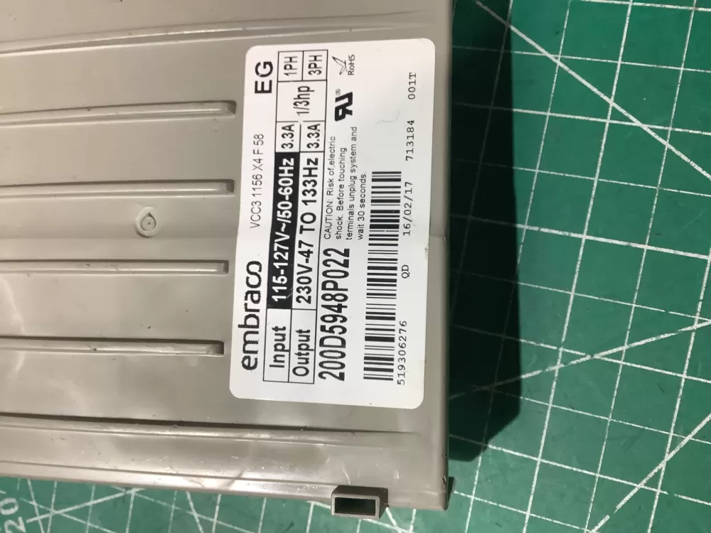 GE 519306276 Refrigerator Inverter Board AZ194979 | AR406