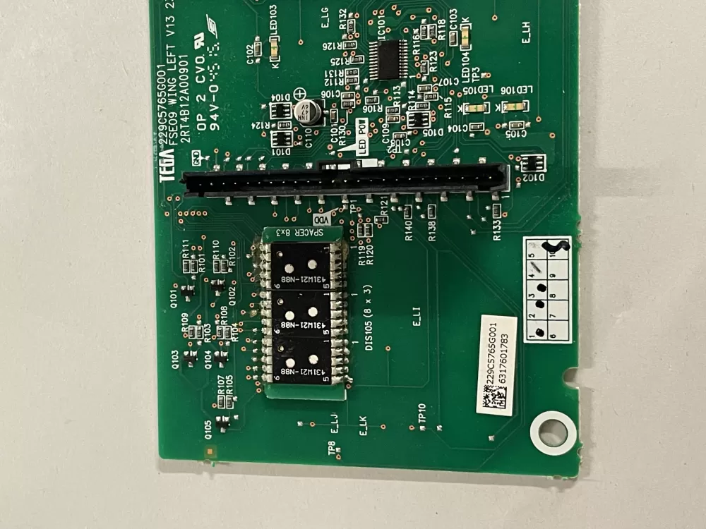 GE 229C5765G001 Range Control Board Panel AZ142899 | KM2395