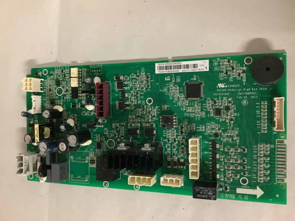 GE 290D2224G001 290D2227G003 290D1525G002 WH18X26234 Washer Control Board