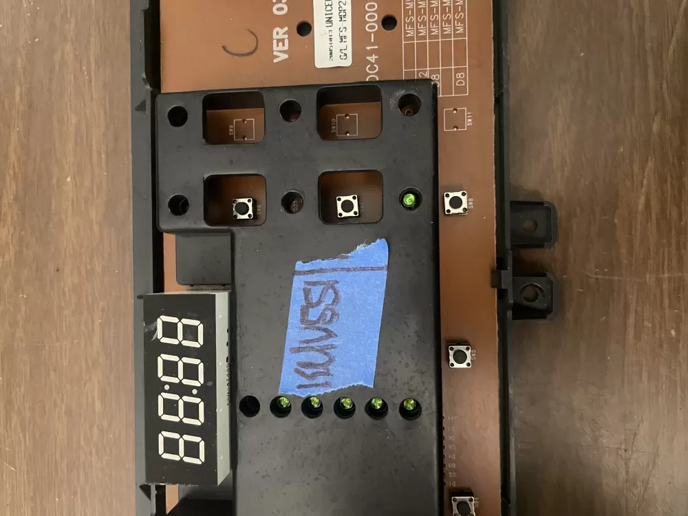 Samsung DC92-00124A MFS-MW3E27-S0LF Washer Control Board AZ96551 | KMV551