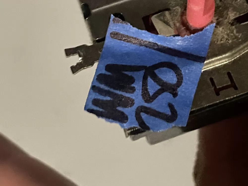 GE 212D1095P004 Dryer Start Switch AZ32595 | Wm250