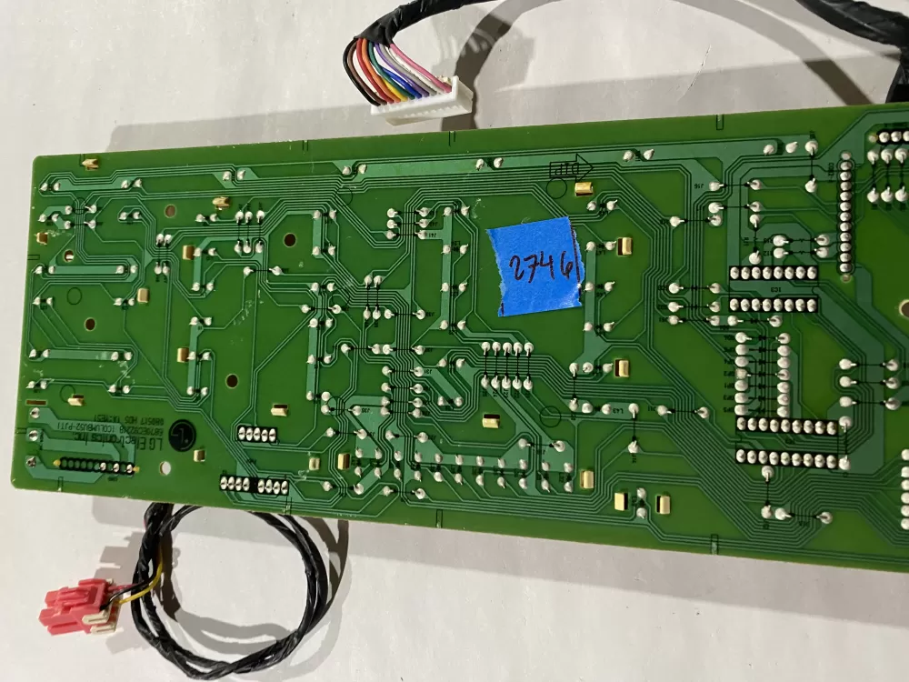 LG Washer Interface Control Board 6871ER2123K AZ186714 | BK2746