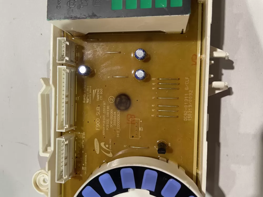 Samsung DC92 01311G Washer Control Board AZ175618 | KMV199