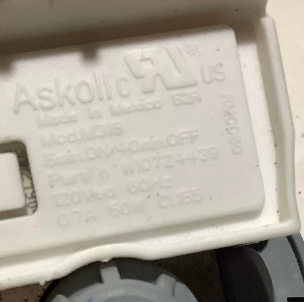 Whirlpool W10724439 Dishwasher Water Drain Pump Motor AZ126920 | Sl216