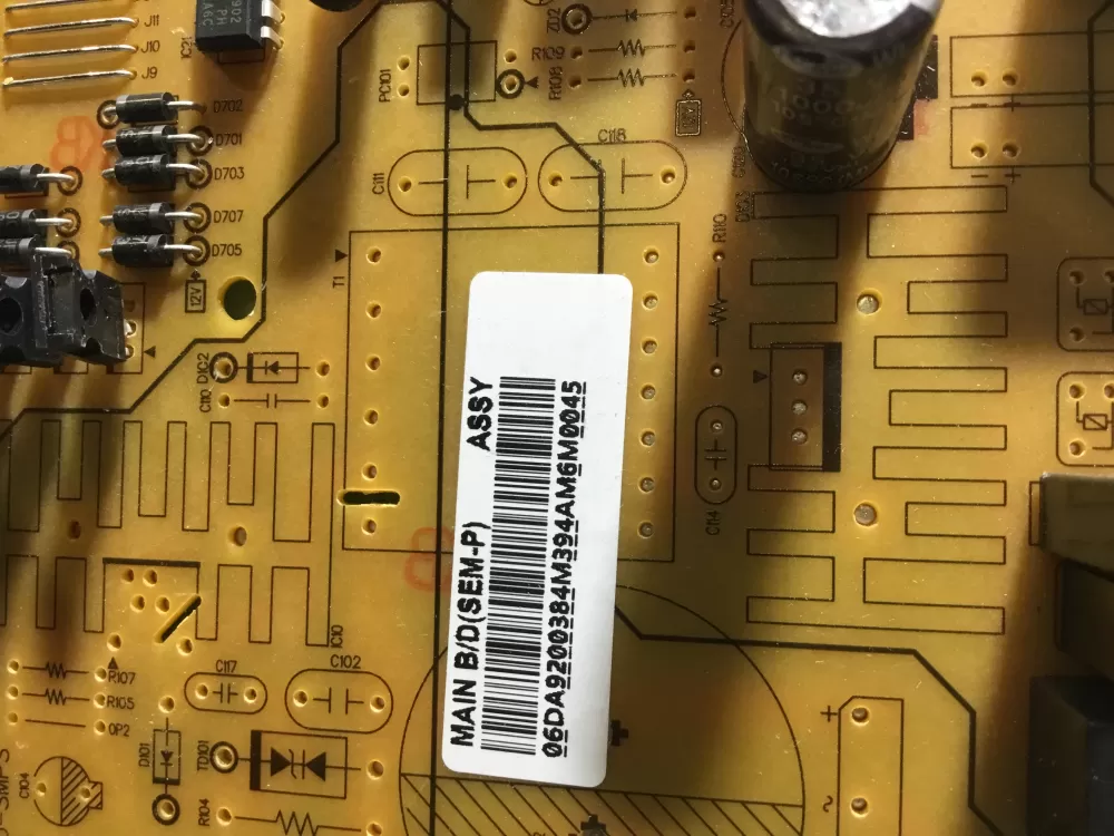 Samsung DA92 00384M Refrigerator Control Board AZ45686 | NR1774
