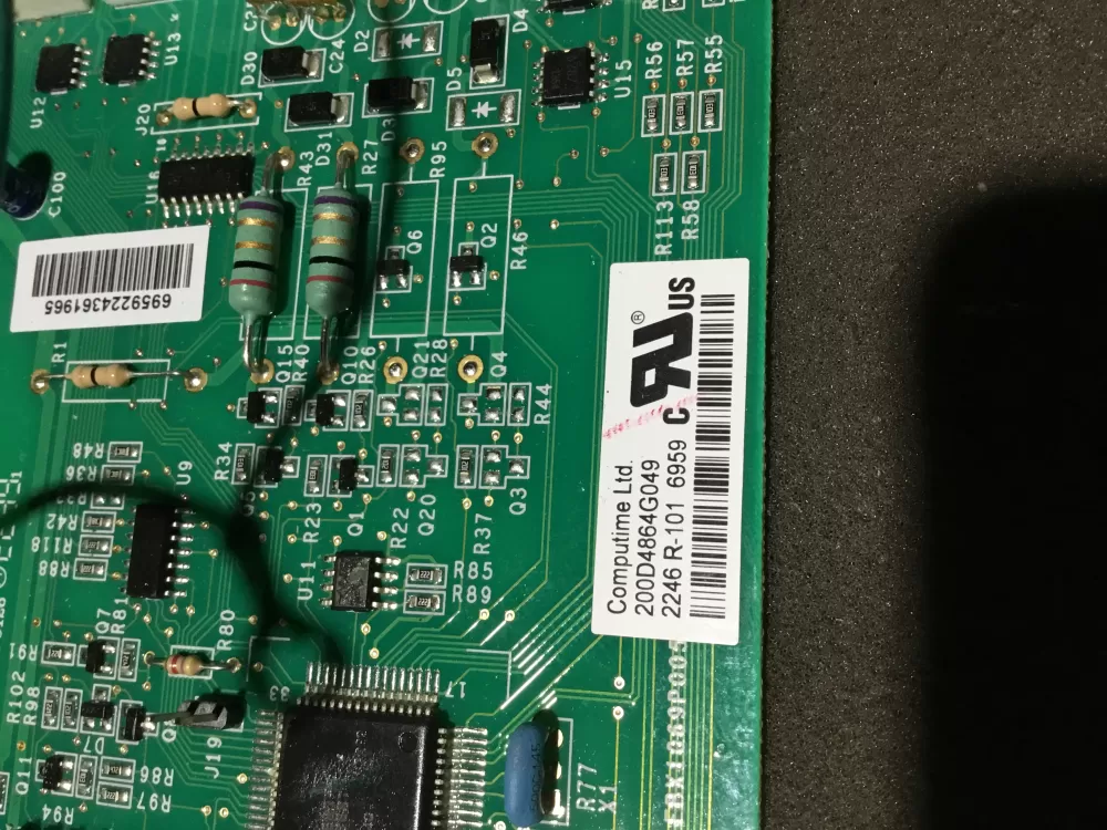 GE 200D4864G049 EBX1069P005 Refrigerator Control Board AZ99516 | NR86