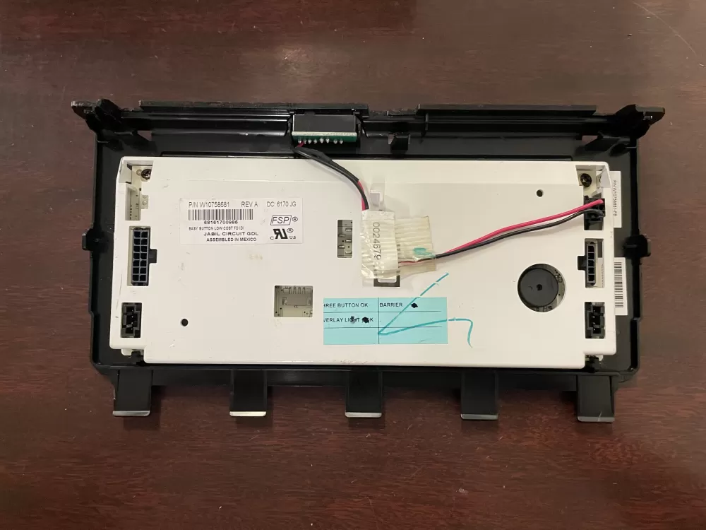 Whirlpool W10758681 Refrigerator Control Board AZ45633 | KM1555