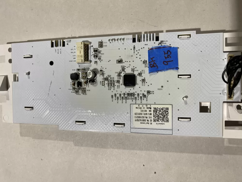 GE 308D1567G004 WH22X34919 AP7194382 Washer Control Board Panel AZ114510 | BK955