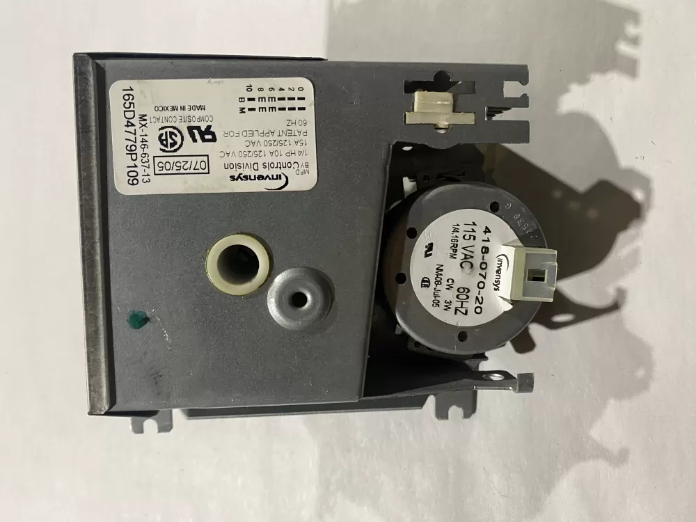 GE 165D4779P109 Dishwasher Timer