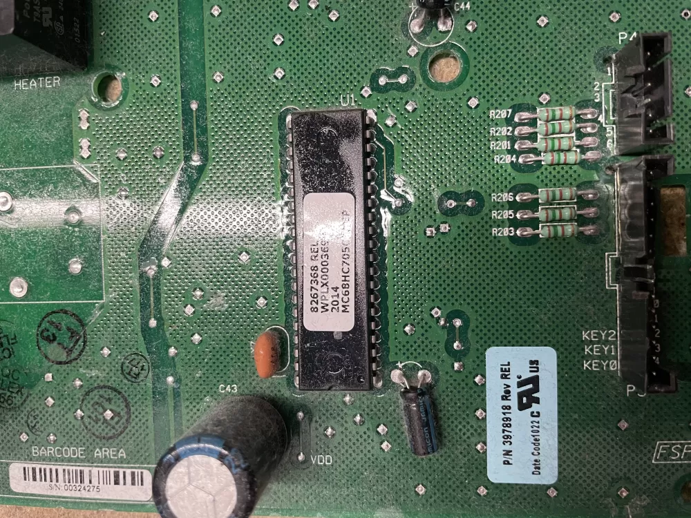 Kenmore Whirlpool 3978918 Dryer Control Board AZ7670 | KM1579