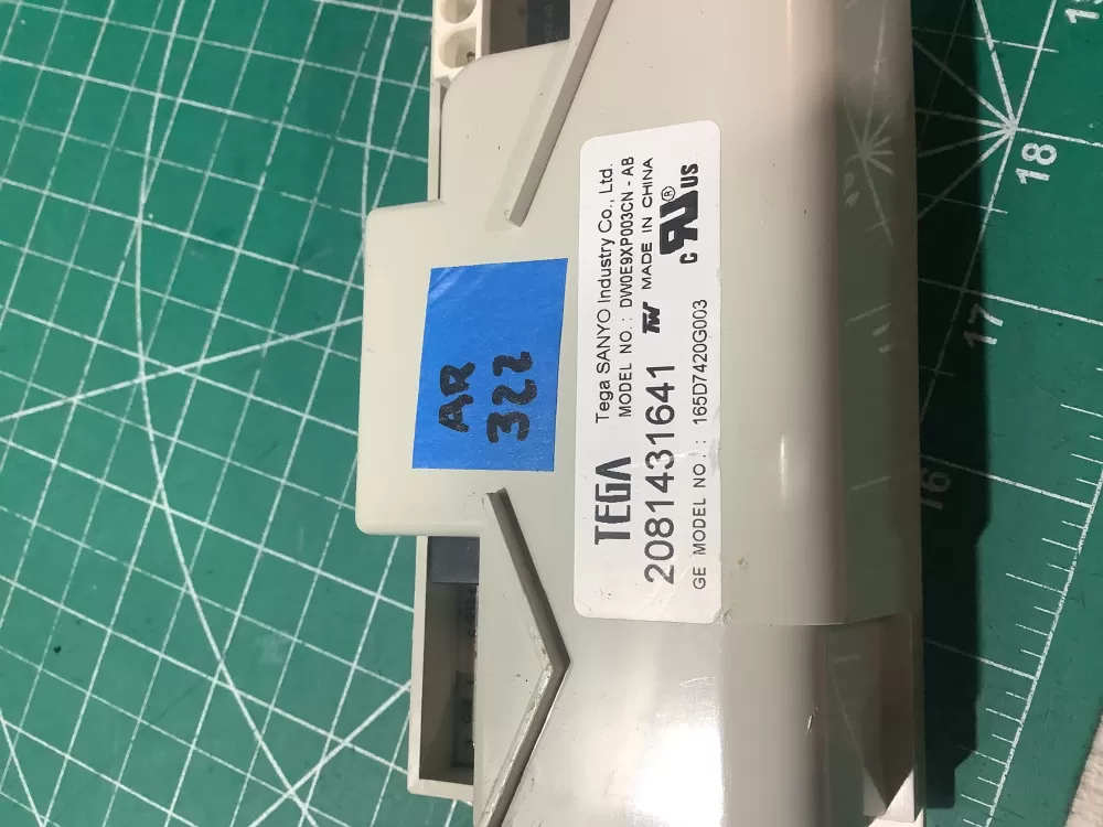 GE 165D7420G003 Dishwasher Electronic Control Board AZ190347 | AR322