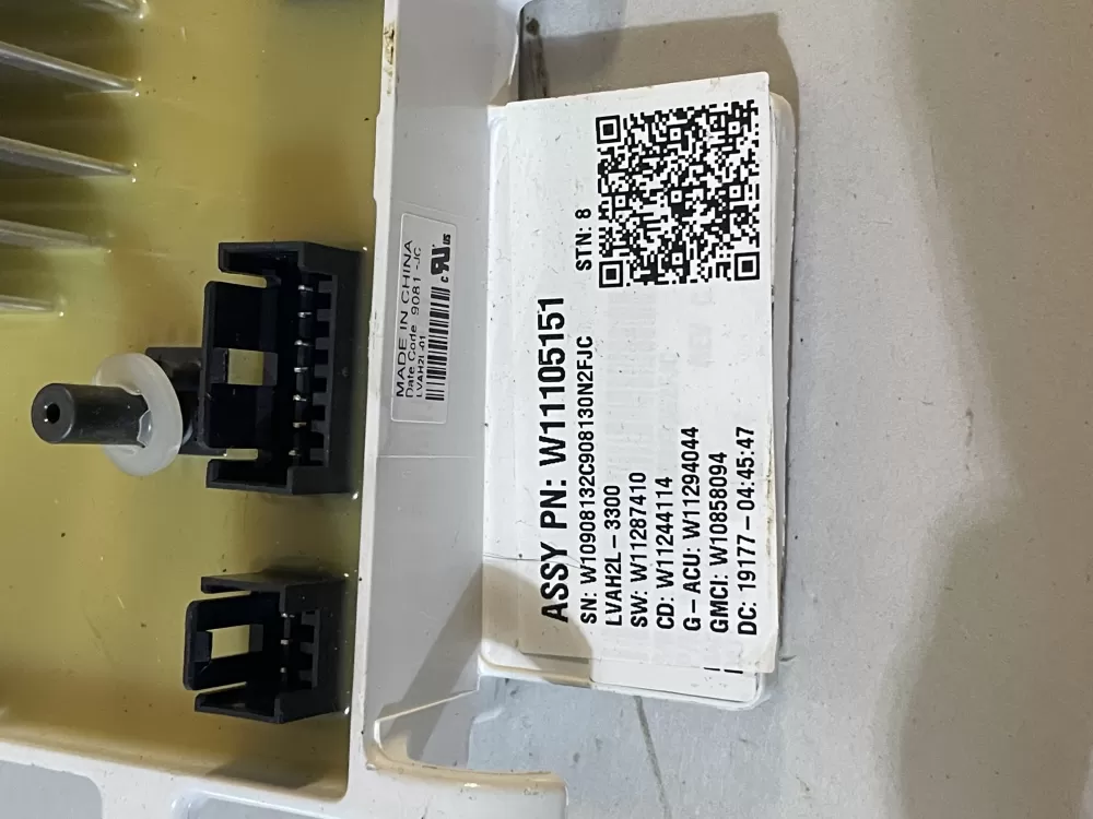 Whirlpool Maytag W11105151 Washer Control Board AZ123495 | KM467