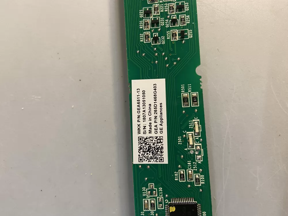 GE 265D1468G403 Dishwasher User Interface Control Board AZ102064 | BG2083