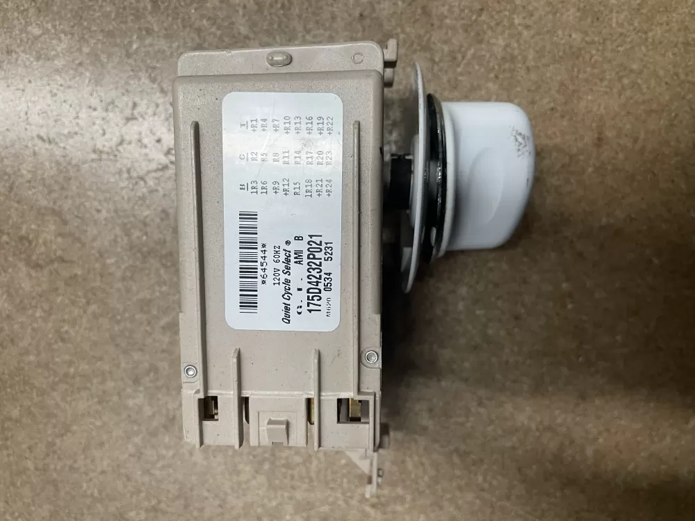 GE 175D4232P021 WH12X10255 Washer Timer AZ7689 | KM1579