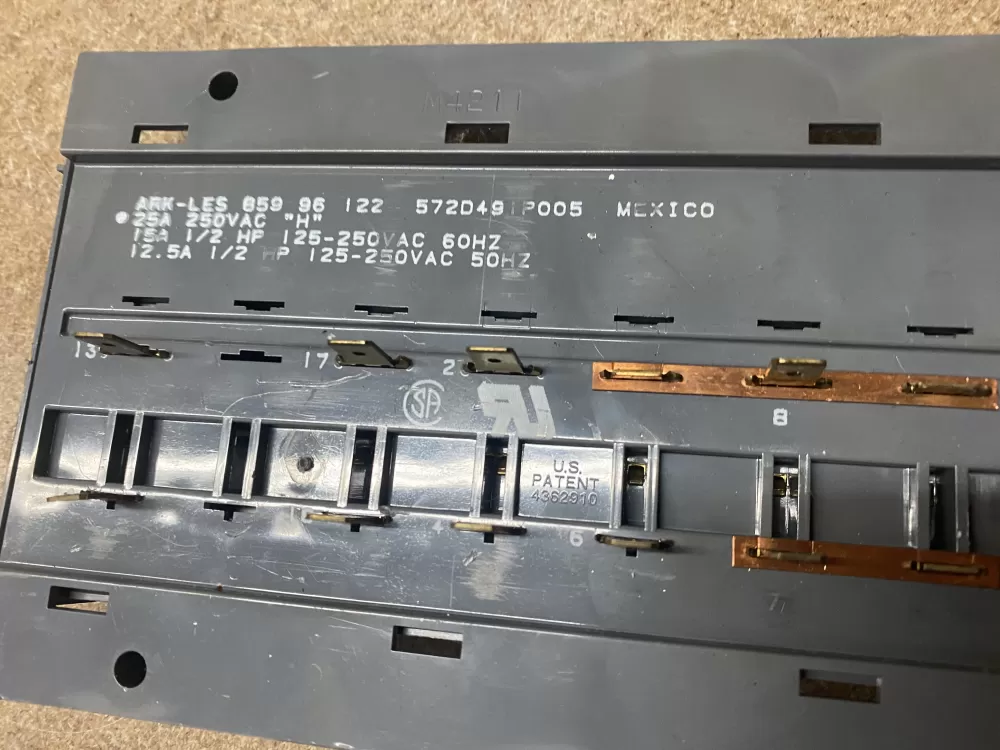 GE 572D491P005 Dryer Control Board Switch AZ7746 | BK1620