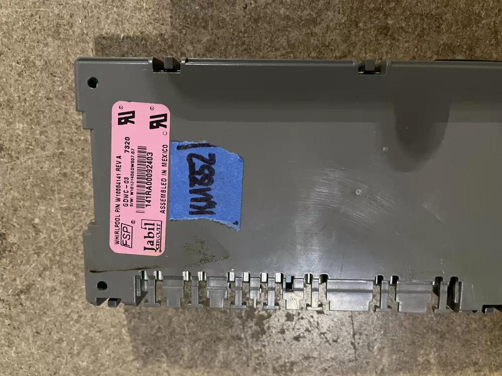 Kenmore KitchenAid W10084141 Dishwasher Control Board AZ24854 | KM352
