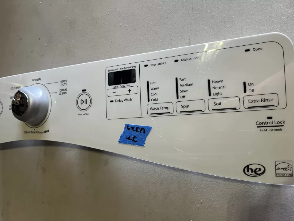 Whirlpool W10558237 WPW10558237 PS11756278 Washer Control Panel AZ44828 | JTV379
