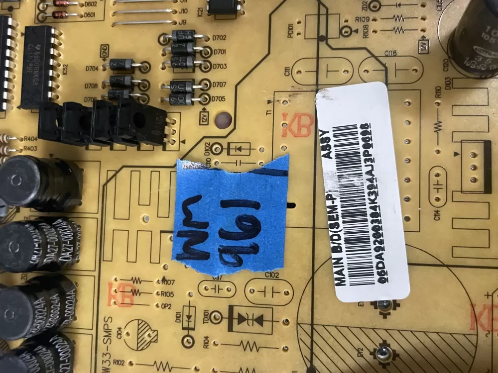 Samsung DA41-00384K Refrigerator Control Board AZ224238 | Wm961