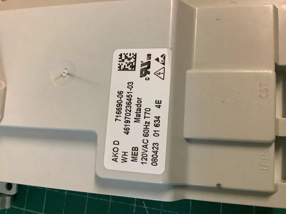 Whirlpool 461970236451 03 Washer Control Board AZ224377 | NR140