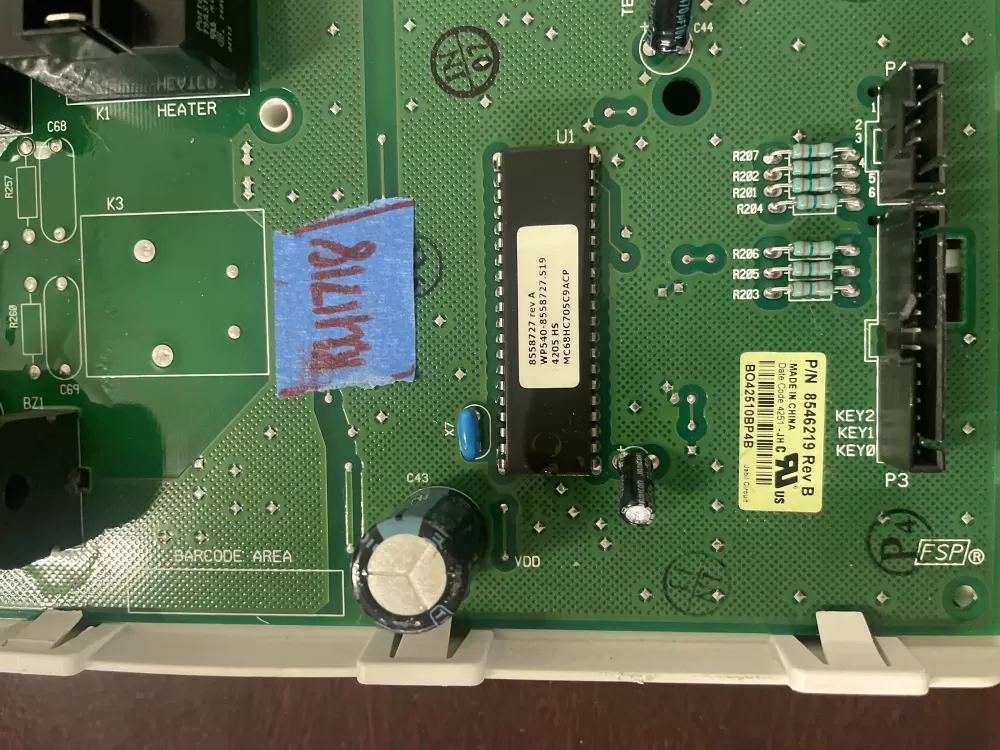 Whirlpool WP8546219 Dryer Control Board AZ41205 | KM1718
