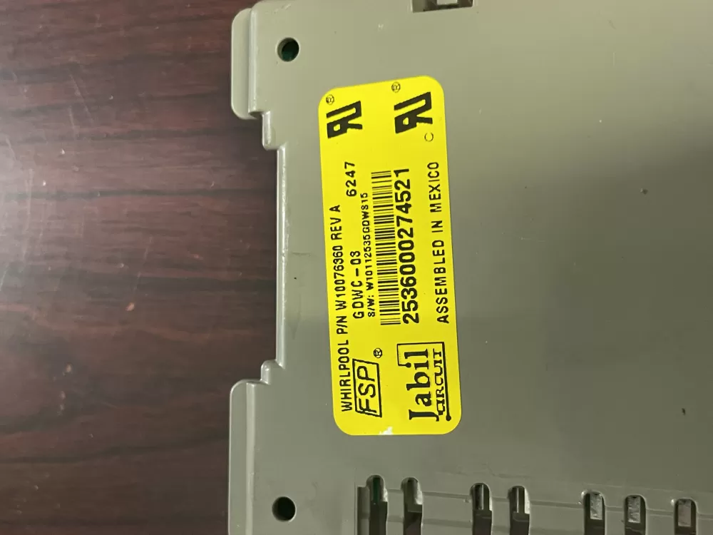 Kenmore KitchenAid W10084141 Dishwasher Control Board AZ98478 | Wm1418