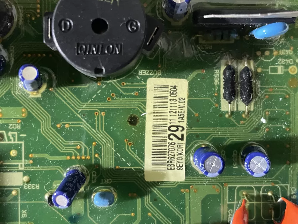 LG EBR62707629 Dryer Main Control Board AZ200732 | Wmv250