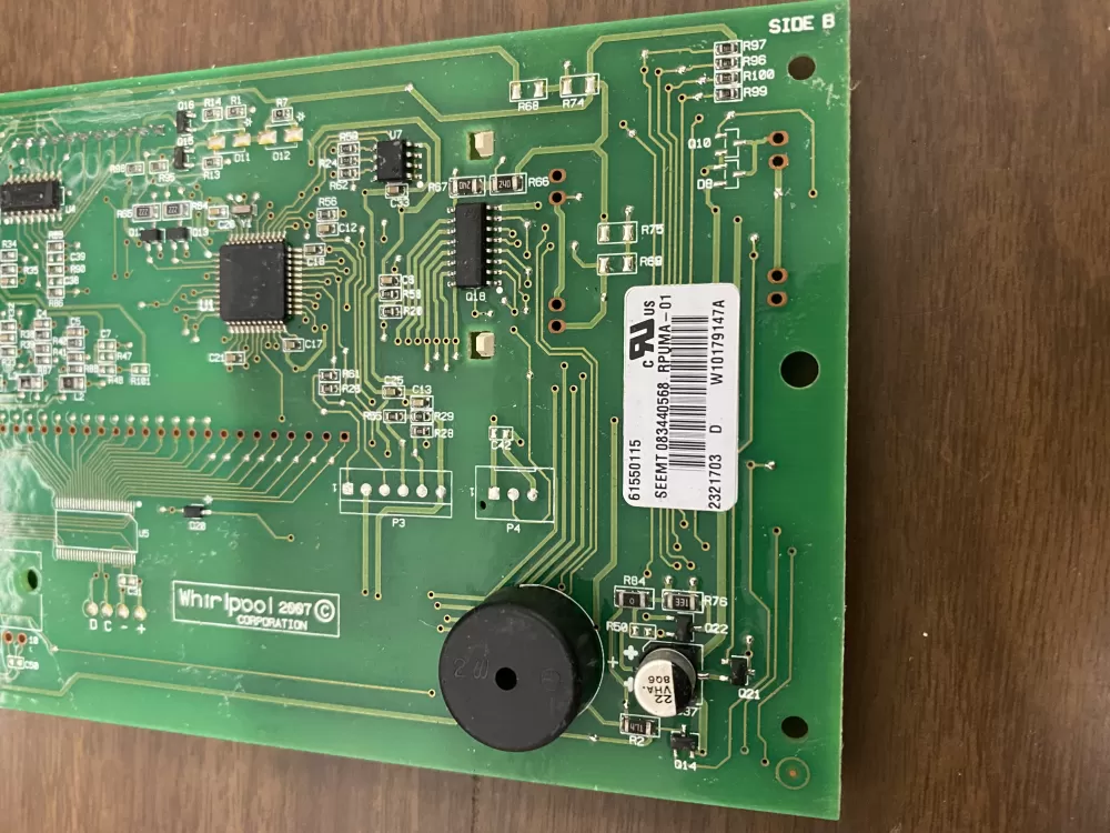 Whirlpool W10179147A Refrigerator Dispenser Control Board AZ28111 | BK295