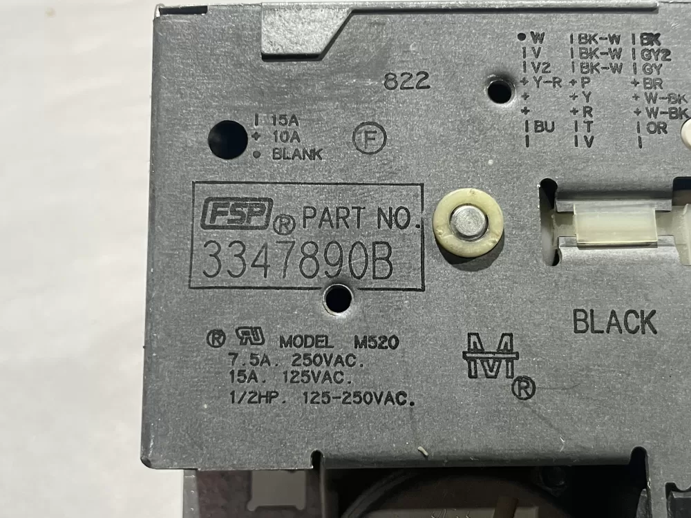 Whirlpool Kenmore WP3946432 3347890 3347890D Washer Timer AZ113258 | Wm756