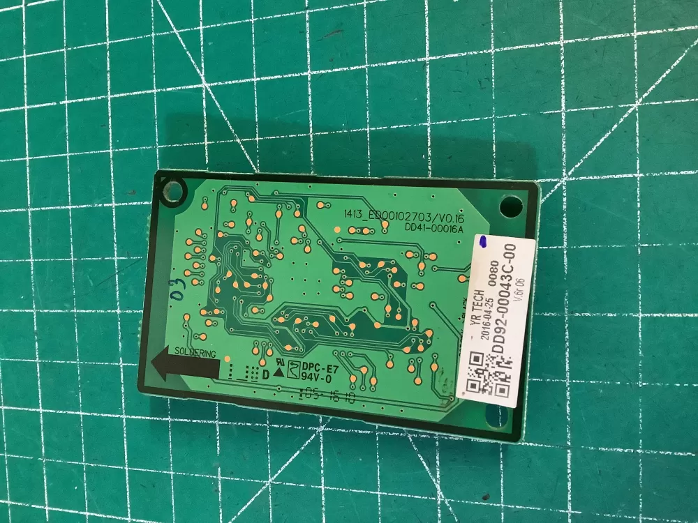 Samsung DD92 00043C 00 Dishwasher Control Board Module AZ227010 | NR528