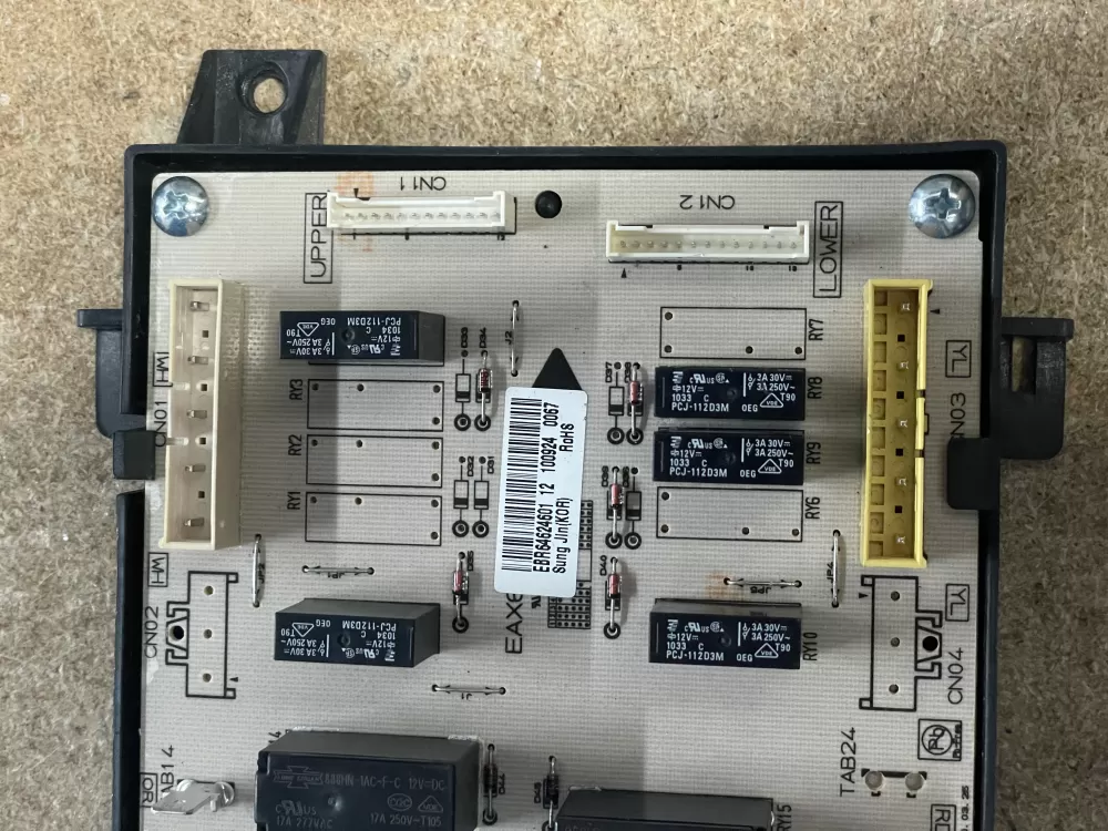 LG EBR64624501 EBR64624601 Range Control Board Relay Power AZ19218 | KM999