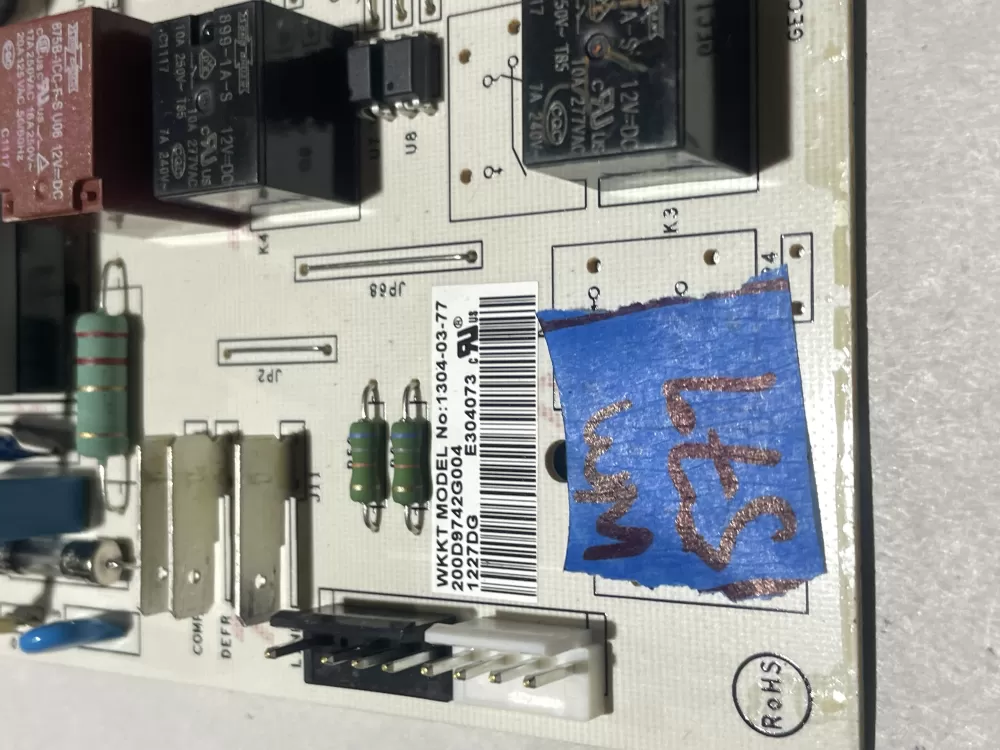 GE EBX1110P002 200D49742G004 WR55X10996 Fridge Control Board AZ109788 | Wm579