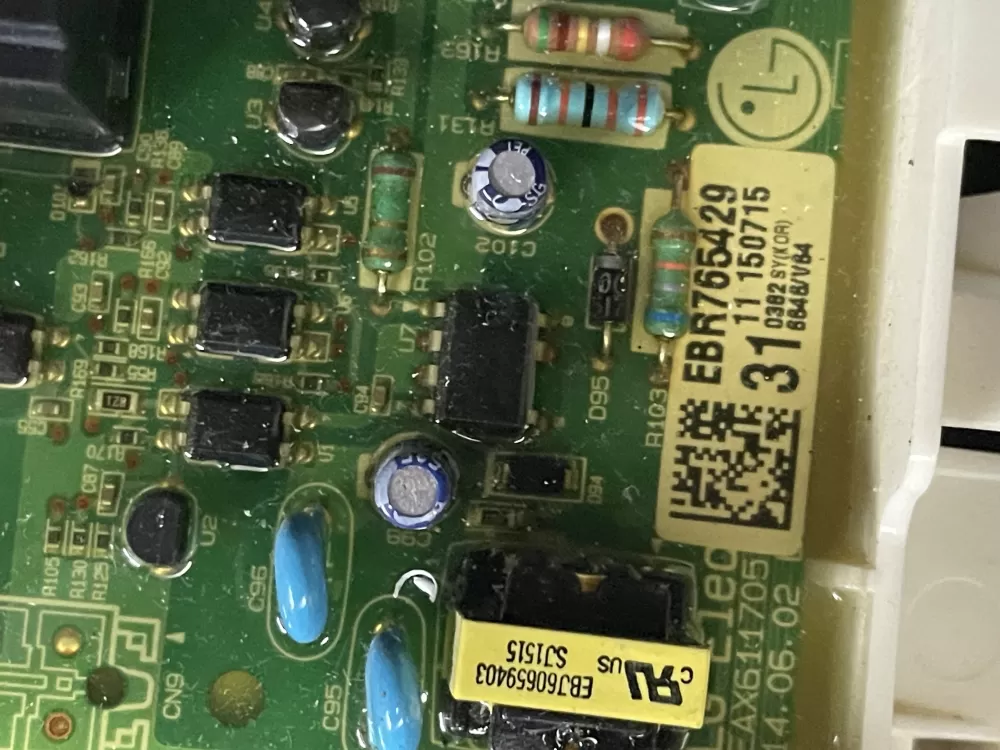 LG EBR76542931 Dryer Control Board AZ22493 | WMV83
