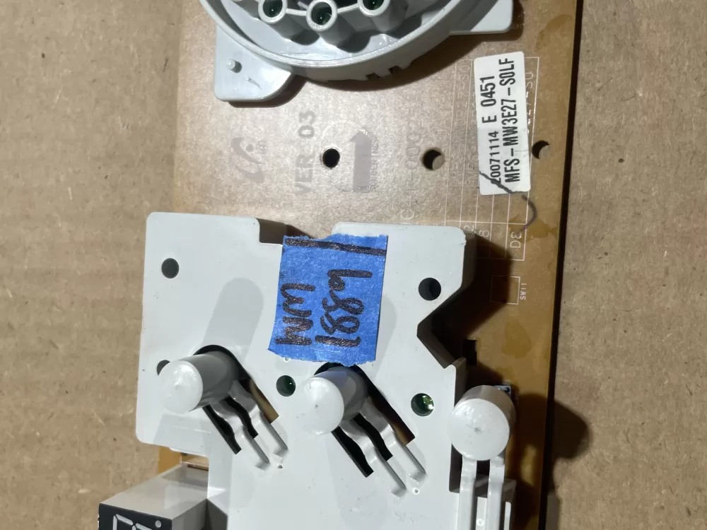 Samsung DC92-00124A MFS-MW3E27-S0LF Washer Control Board AZ71513 | Wm1889