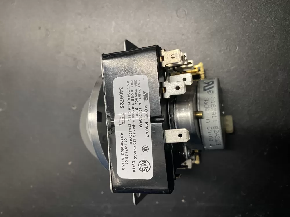 Whirlpool  Maytag  Amana AP6008573 3406725 WP3406725 PS11741713 Dryer Timer